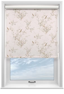Shabby Chic by Rachel Ashwell Bird Chinoiserie (Blackout), Pink Tan - Roller Blind